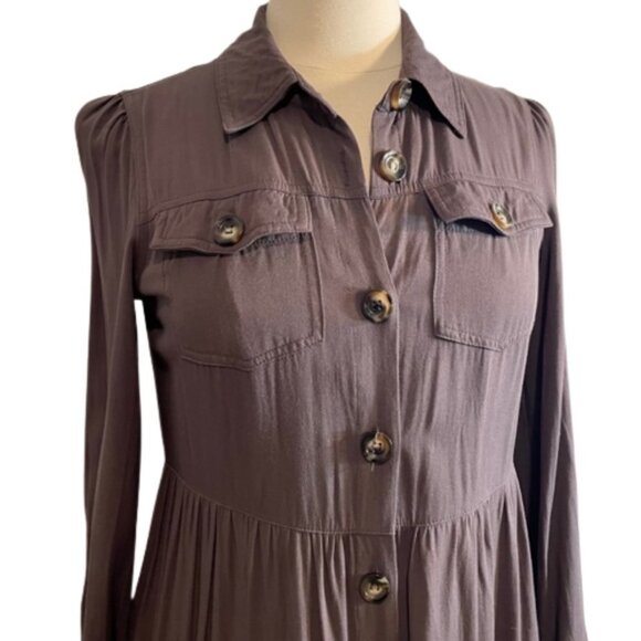 Listicle Shirt Dress Size Medium - Picture 3 of 7